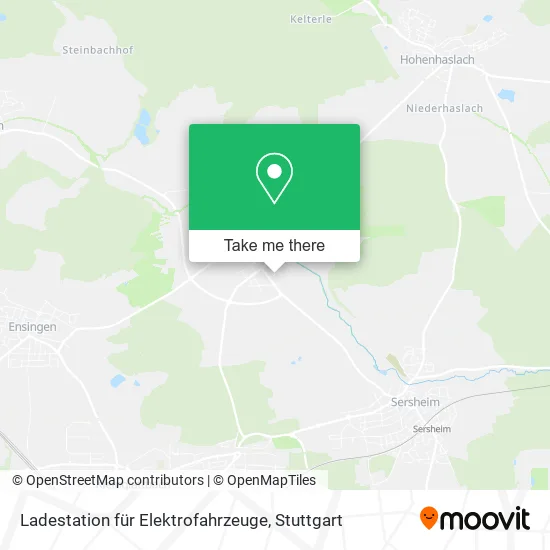 Карта Ladestation für Elektrofahrzeuge