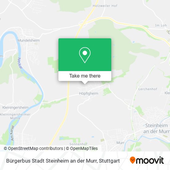 Bürgerbus Stadt Steinheim an der Murr map