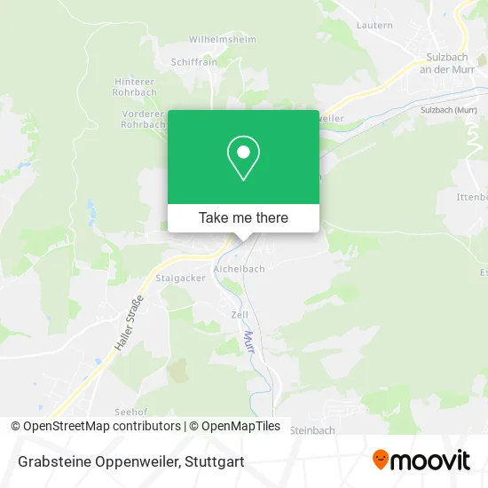 Карта Grabsteine Oppenweiler