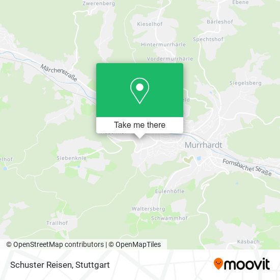 Карта Schuster Reisen