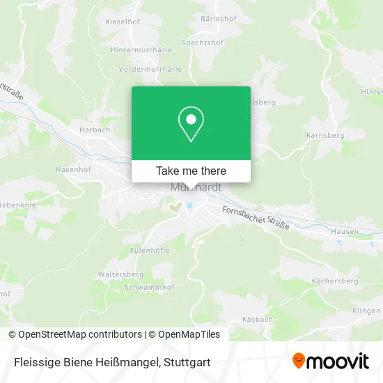 Карта Fleissige Biene Heißmangel