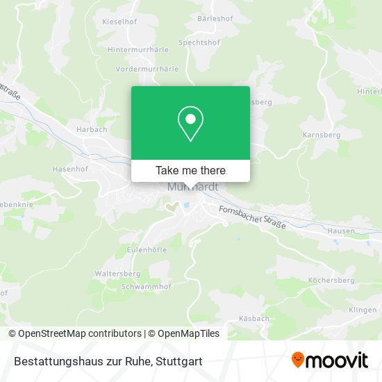Карта Bestattungshaus zur Ruhe