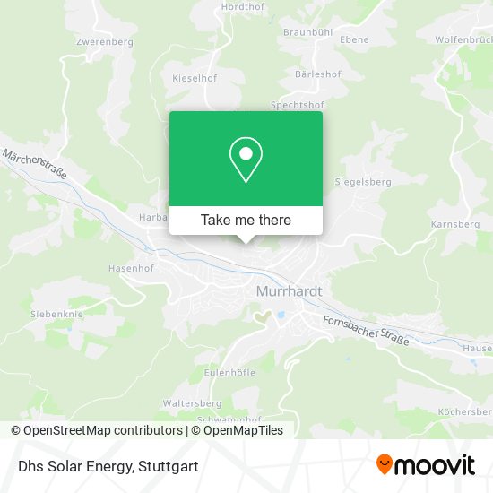 Карта Dhs Solar Energy