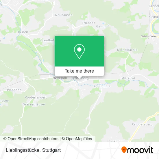 Карта Lieblingsstücke