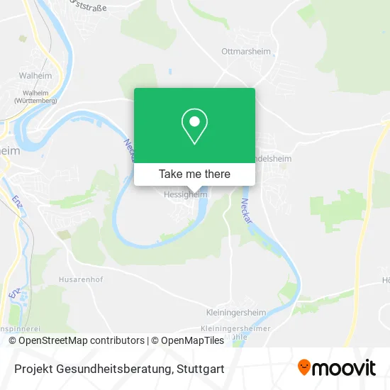 Карта Projekt Gesundheitsberatung