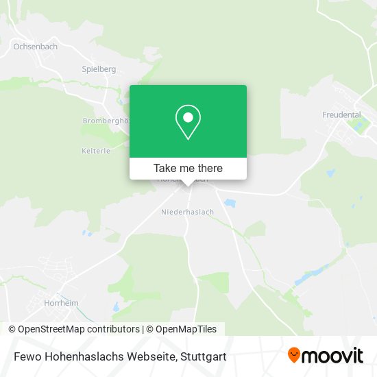 Fewo Hohenhaslachs Webseite map