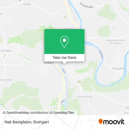 Карта Nak Besigheim