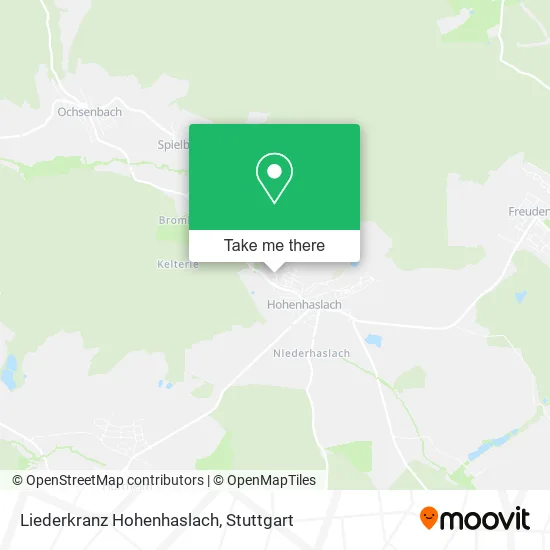 Карта Liederkranz Hohenhaslach