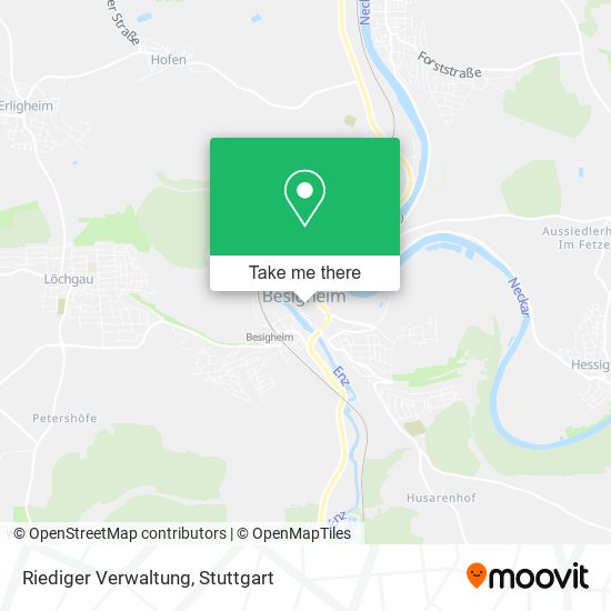 Riediger Verwaltung map