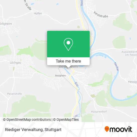 Карта Riediger Verwaltung