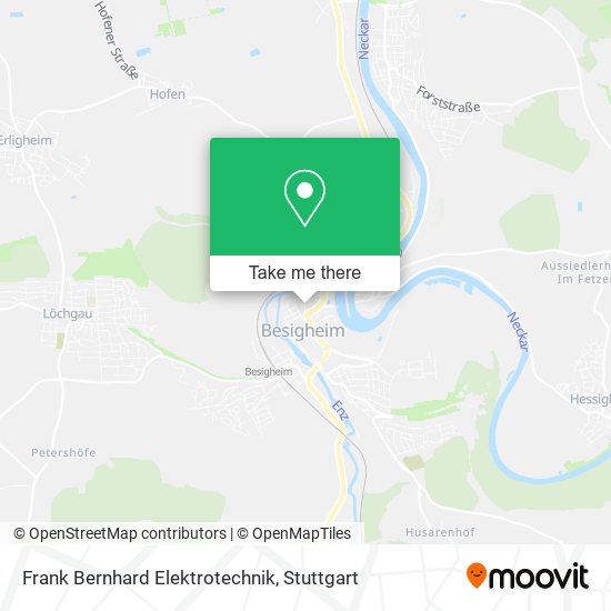 Frank Bernhard Elektrotechnik map