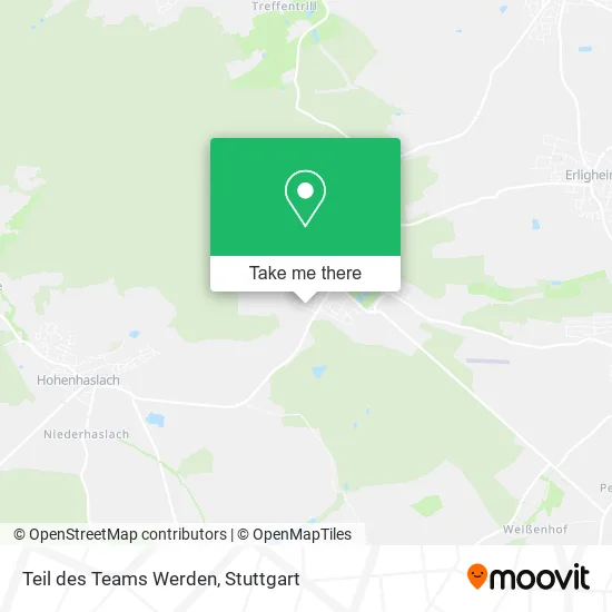 Карта Teil des Teams Werden