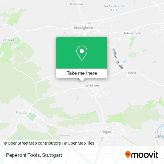 Peperoni Tools map
