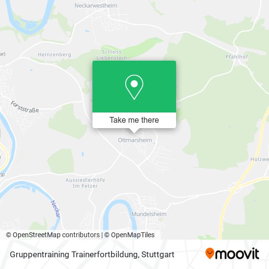 Gruppentraining Trainerfortbildung map