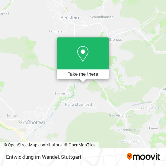 Карта Entwicklung im Wandel