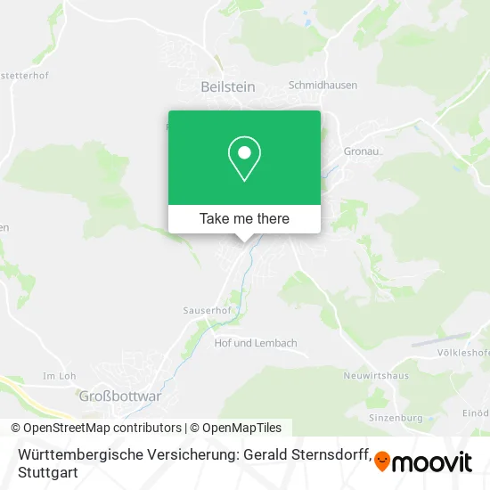 Карта Württembergische Versicherung: Gerald Sternsdorff