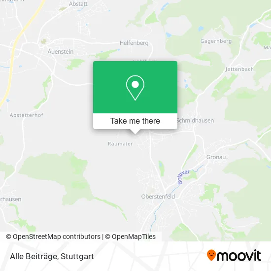Карта Alle Beiträge