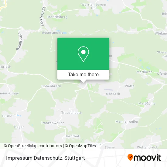 Impressum Datenschutz map