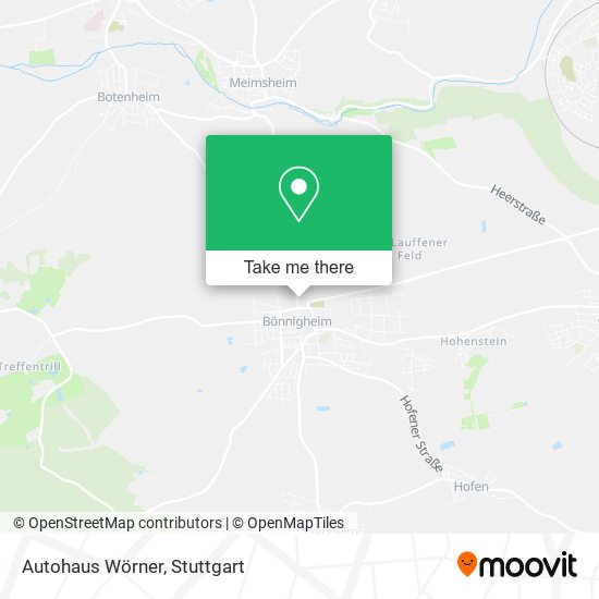 Autohaus Wörner map