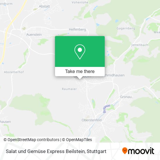 Salat und Gemüse Express Beilstein map