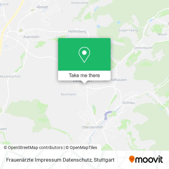 Frauenärzte Impressum Datenschutz map