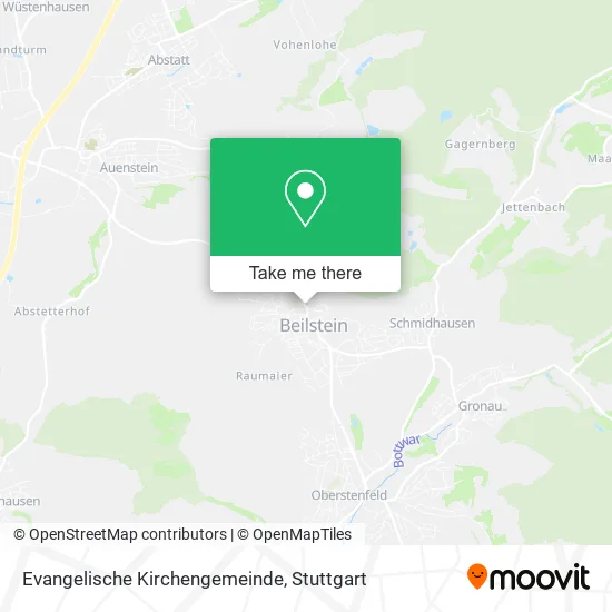 Карта Evangelische Kirchengemeinde