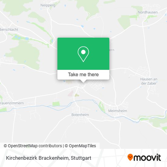 Kirchenbezirk Brackenheim map