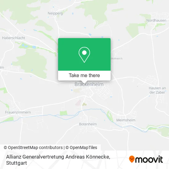 Карта Allianz Generalvertretung Andreas Könnecke