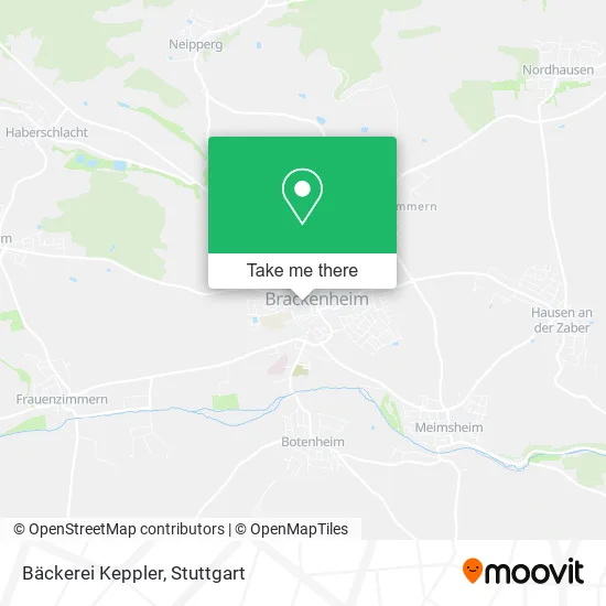 Карта Bäckerei Keppler