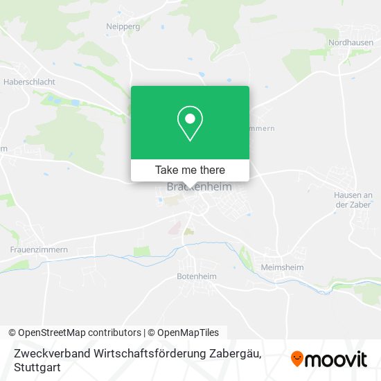 Zweckverband Wirtschaftsförderung Zabergäu map