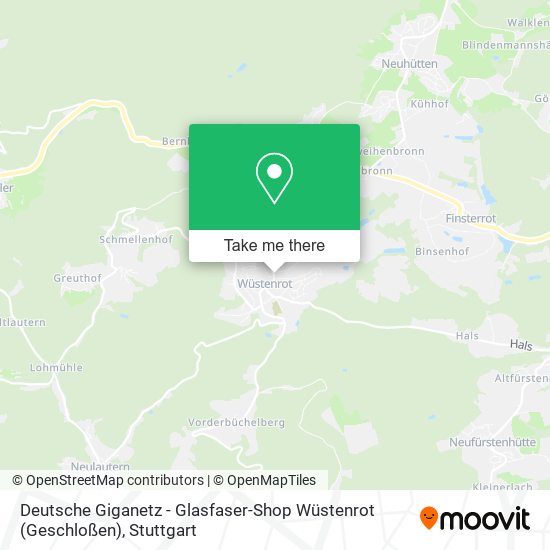 Deutsche Giganetz - Glasfaser-Shop Wüstenrot (Geschloßen) map