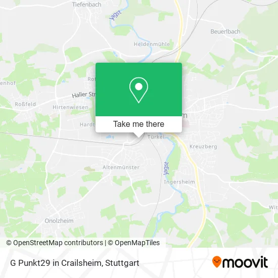Карта G Punkt29 in Crailsheim