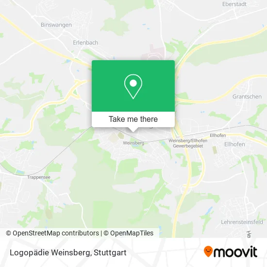 Карта Logopädie Weinsberg
