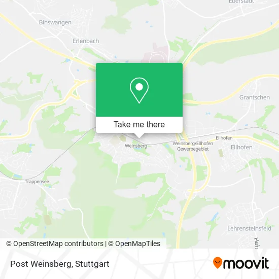 Карта Post Weinsberg