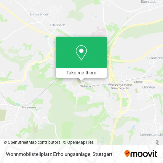 Карта Wohnmobilstellplatz Erholungsanlage