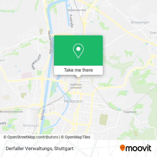 Карта Derfaller Verwaltungs