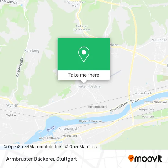 Карта Armbruster Bäckerei