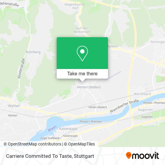 Carriere Committed To Taste map