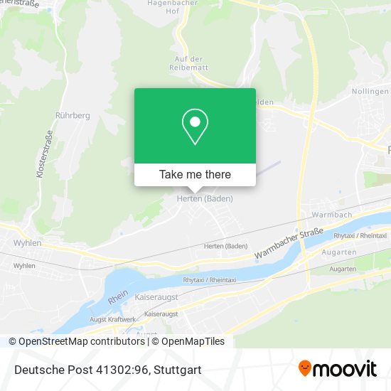 Deutsche Post 41302:96 map