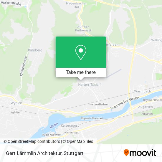 Gert Lämmlin Architektur map