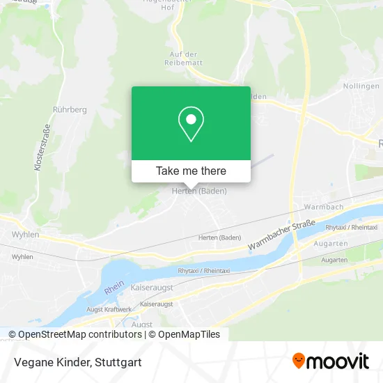 Карта Vegane Kinder