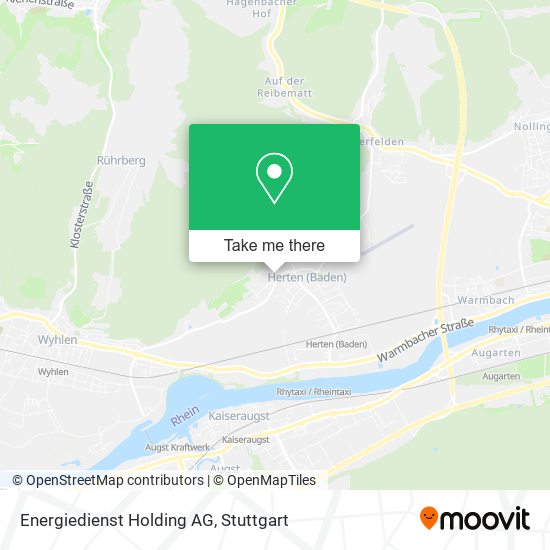 Energiedienst Holding AG map