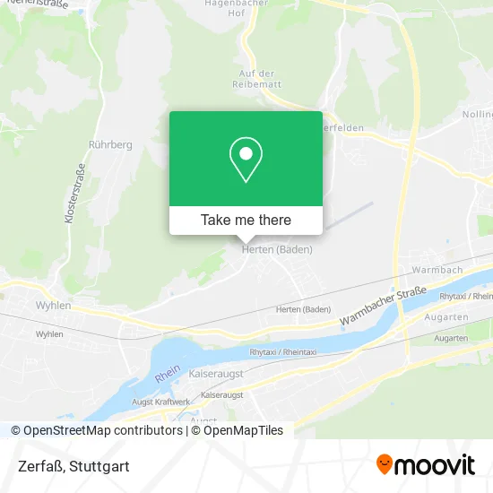 Карта Zerfaß