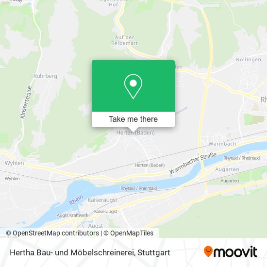 Hertha Bau- und Möbelschreinerei map