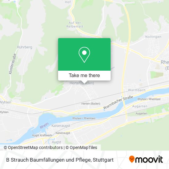 B Strauch Baumfällungen und Pflege map