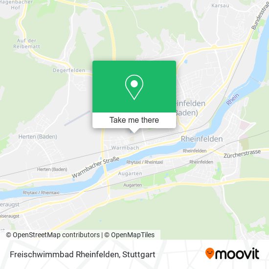 Freischwimmbad Rheinfelden map