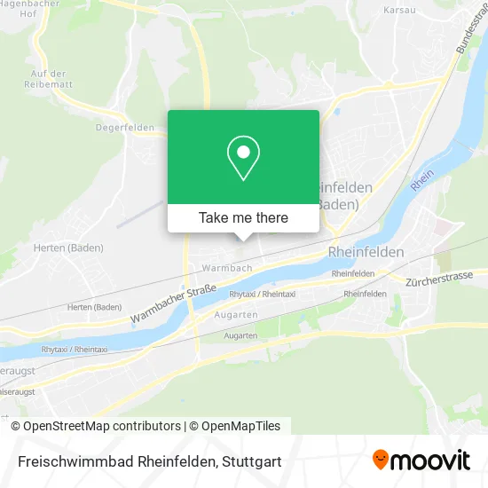 Карта Freischwimmbad Rheinfelden