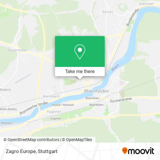 Карта Zagro Europe