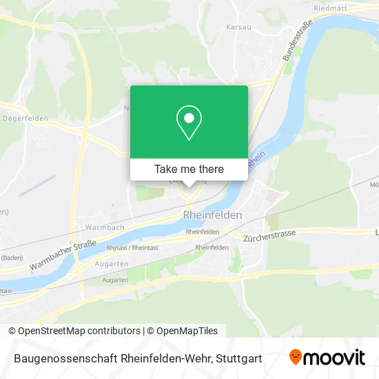 Карта Baugenossenschaft Rheinfelden-Wehr