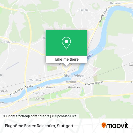 Карта Flugbörse Fortex Reisebüro